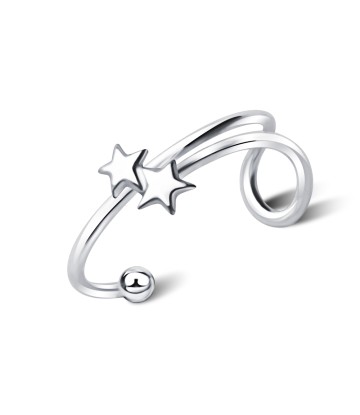 Bigger Dual Star Ear Cuff EC-102b